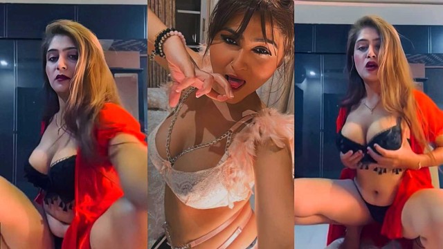 Web Series Actress Hiral Radadiya Nude Red and Blue Sexy 4 Videos