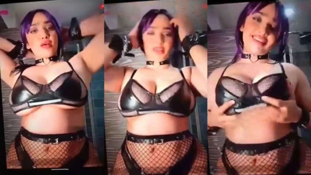 Aditi Mistry New BDSM Live Cosplay Locked Hands Shaking Boobs and Ass Using Hunter Part 3