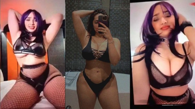 Aditi Mistry New BDSM Live Cosplay Locked Hands Shaking Boobs and Ass Using Hunter Part 2